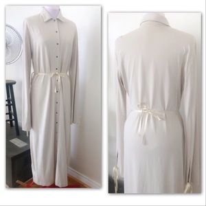 HUMANOID - Long Maxi Dress With Ribbon Ties